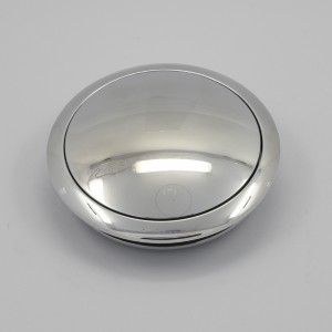 Billet Aluminum Steering Wheel Horn Button Small Plain High Polished