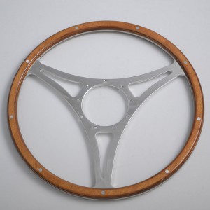 15 inch Restoration Classic Wood Rim steering wheel for Ford Mustang Shelby Cobra