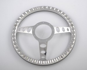 350mm Aluminum Billet Chrome Steering Wheel for Ford Fairlane Galaxie 14 inch