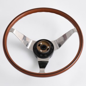 14” Opel GT Classic Steering Wheels Wood Grip with Black line Opel Classic Parts