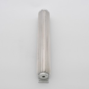 Universal 12″ Dual Pass Finned Aluminum Transmission Oil Cooler 15″ Aluminum Finned Single Pass Engine Oil Cooler with NPT Fitting