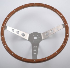 350mm Wood Classic Steering Wheels 15 inch for Mustang 1964-73