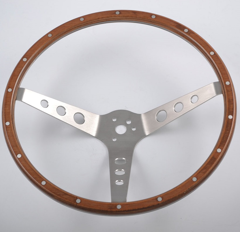 350mm Wood Classic Steering Wheels 15 inch for Mustang 1964-73 Featured Image