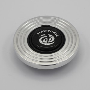 Polished 9 Bolts Steering Wheel Horn Button Steering Wheel  Center Cap with 6061-T6 Aluminum