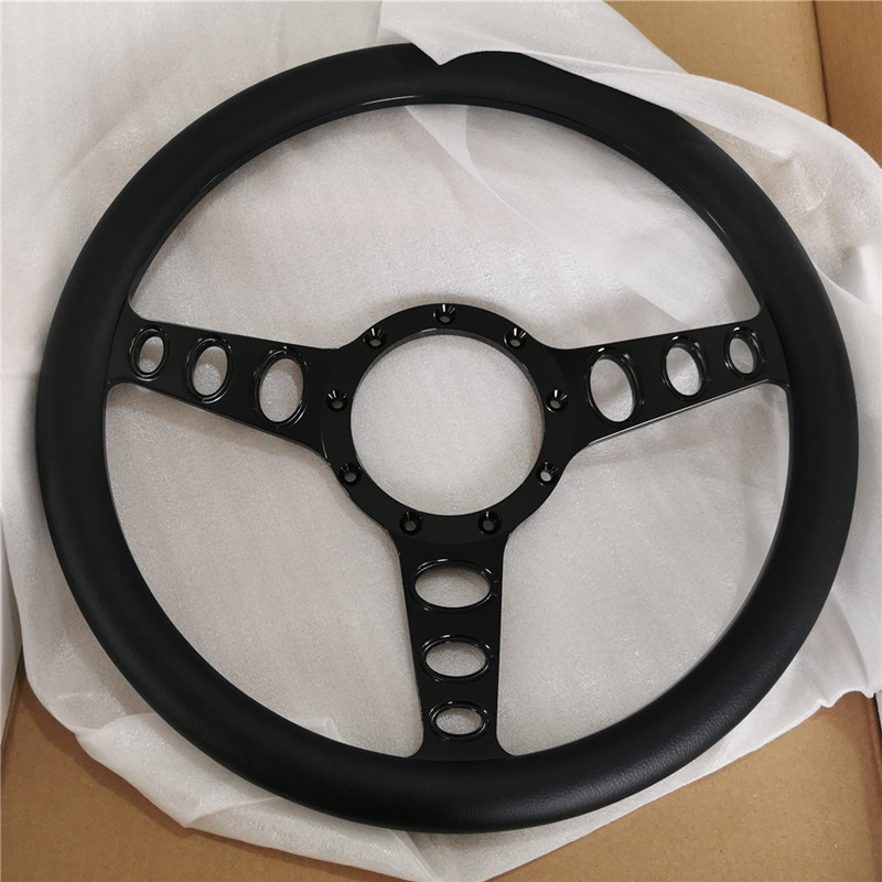 350mm Aluminum Billet Chrome Steering Wheel for Ford Fairlane Galaxie 14 inch Featured Image