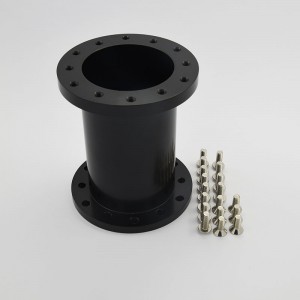 CNC aluminum Billet Steering Wheel Extension Spacer Black for 6 Bolts Momo/Nardi