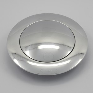 9 Hole Polished Billet Horn Buttons and Aluminum Horn Button Cap 9 Bolts Steering Wheel Center Cap