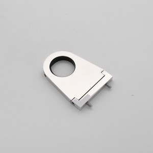 Aluminum CNC Machine Swivel Mount Polished Billet Steering Column Drop