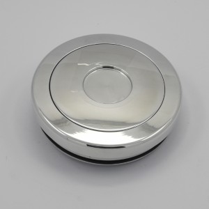 Polished 9 Bolts Steering Wheel Horn Button Steering Wheel  Center Cap with 6061-T6 Aluminum